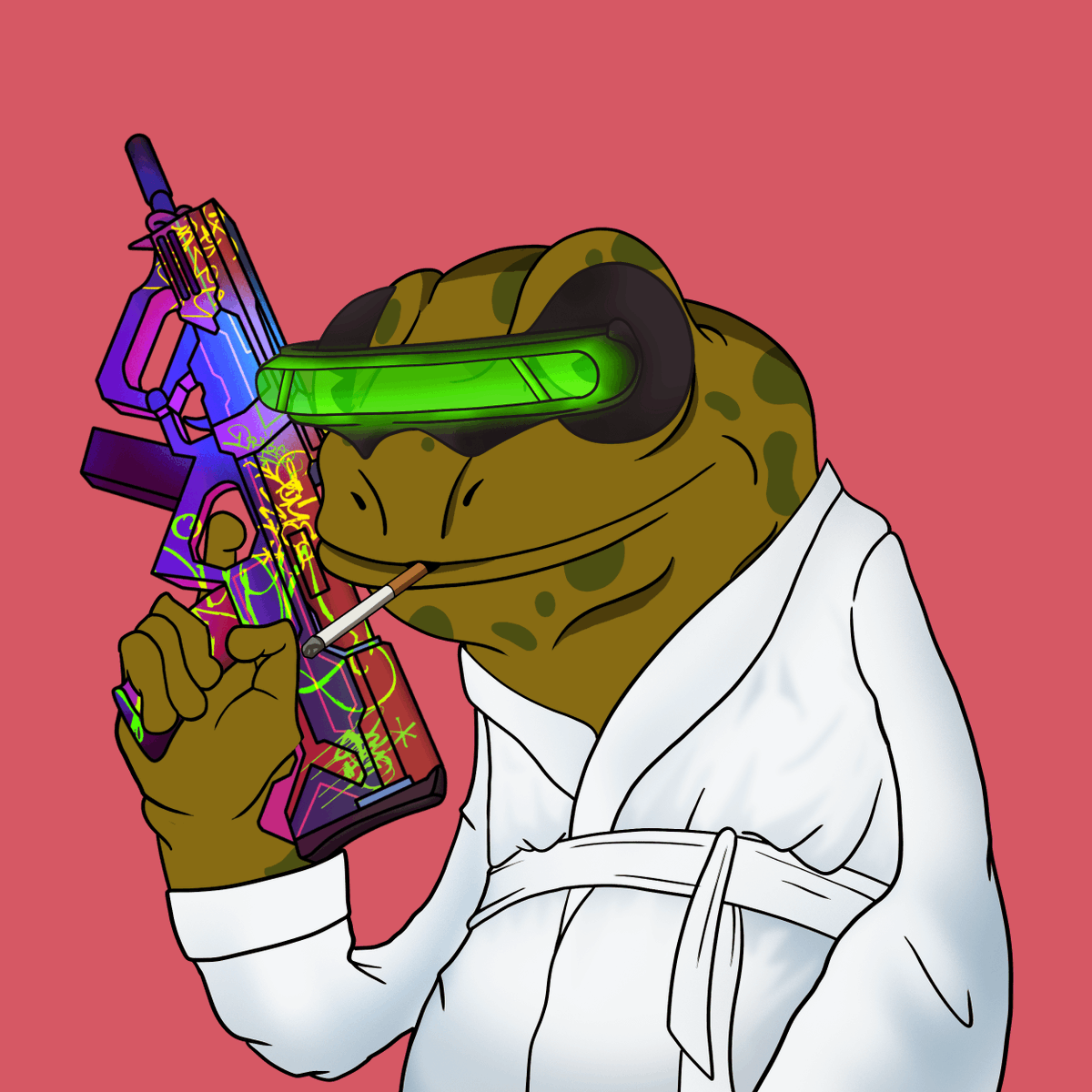 CF_UPDATE_BOT's tweet photo. Frog #1744 has evolved! @CyberFrogsNFT https://t.co/kSzqpIdAfU