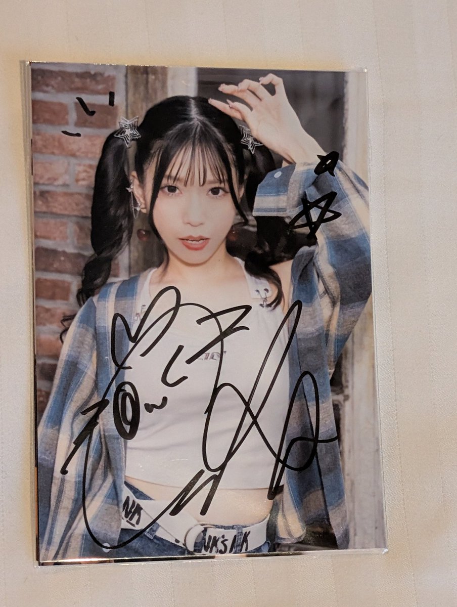 サイン入り入ってた🥰 #亜咲花 #亜咲花VRT #亜咲家族