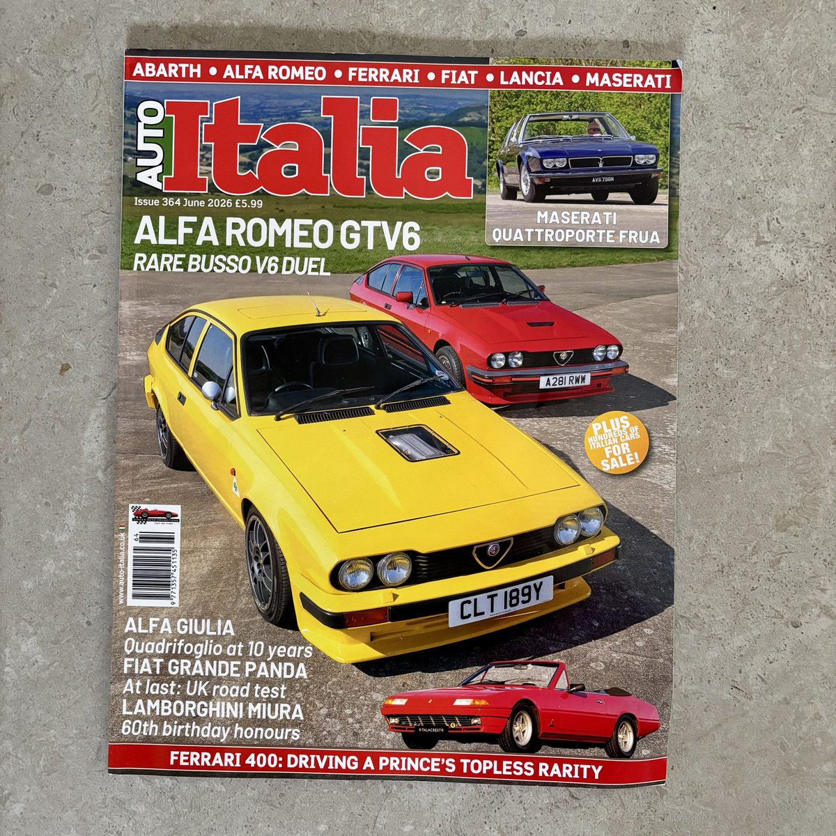 New issue of Auto Italia magazine hits the shelves this week