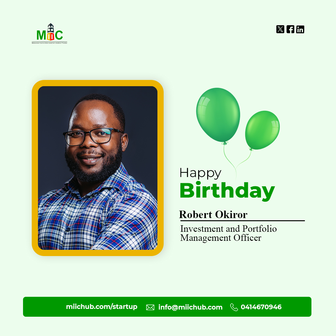 miic_ug's tweet image. #HappyBirthday to our Investment and Portfolio Management Officer @RobertOkiror5 !

Wishing you a wonderful year ahead filled with good health, steady growth, and continued success. Thank you for your commitment and the value you bring to the team every day. 

Enjoy your day.