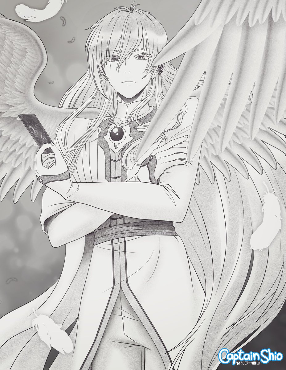 Finally finished my practice drawing of Yue from Cardcaptor Sakura #anime I wanted to draw him in a #manga type finish. I made this with the help of Sakimichan's Yue picture as reference.