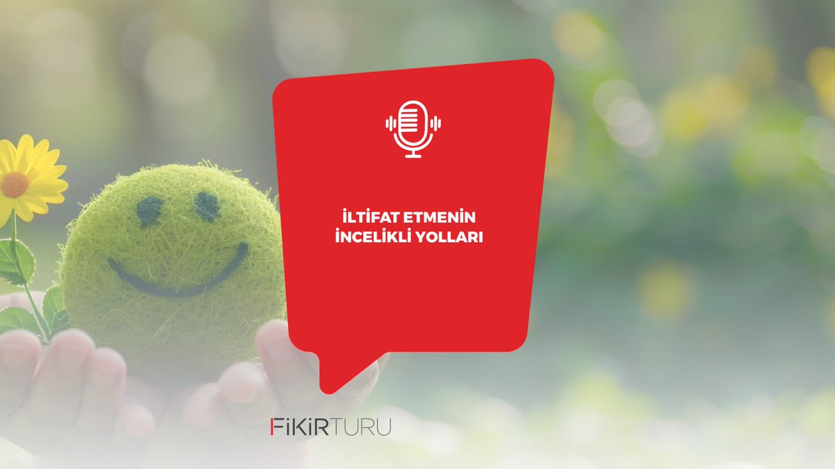 fikirturu's tweet image. 🎧 #Podcast - İltifat etmenin incelikli yolları

Makalemizi podcast kanalımız üzerinden sesli olarak dinleyebilirsiniz.

➡️ soundcloud.com/fikirturu/ltif…