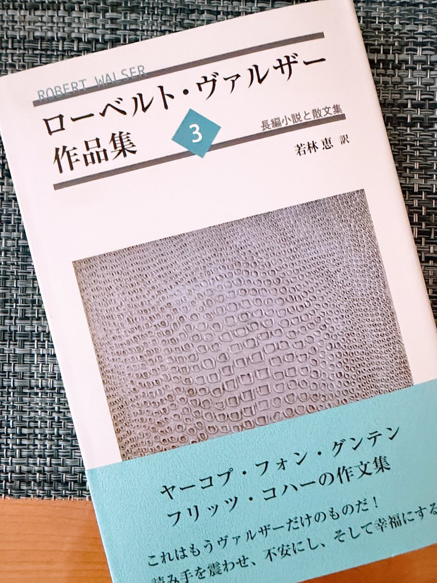 kahootomy's tweet photo. ローベルト・ヴァルザー
三冊目
ちなみに全巻揃えました
一気に読んだら寂しくなるので間をあけて読みます https://t.co/cjFXz2zMKZ