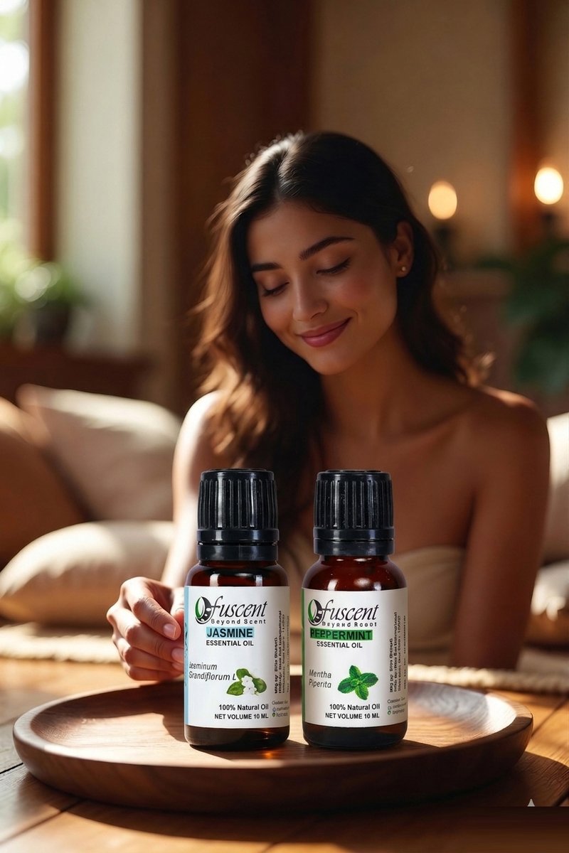 fuscentonline's tweet image. Balance your grind with the FUSCENT Jasmine &amp;amp; Peppermint Combo Pack. 🌿 One for calm, one for energy—the ultimate duo for your mind and body.

Elevate your routine with 100% natural wellness. 🚀

Shop now: fuscent.com
#Wellness #EssentialOils #Fuscent #SelfCare