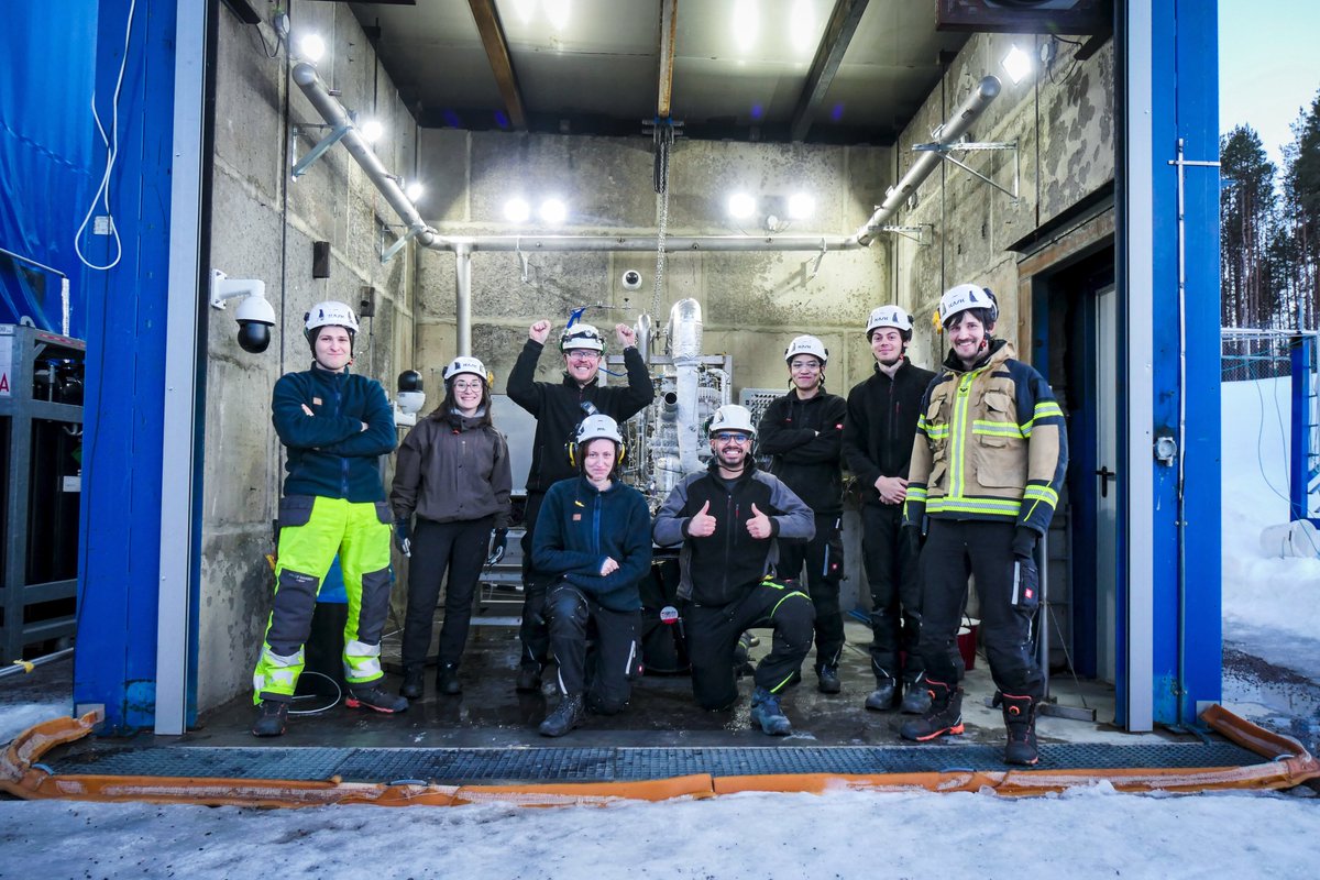 rfa_space's tweet photo. Our first test flight is just the beginning! Behind the scenes, we are focused on up-scaling and improving our technology.

We are excited to announce that we have successfully tested the central subsystem of our Helix 2.0 oxygen-rich staged-combustion engine: the powerpack. We have performed two successful hot-fire tests in which we have shown steady-state operation and cavitation limits.

The powerpack incorporates the turbopump and pre-burner(s). It is the most complex as well as the most mechanically and thermally stressed subsystem of a staged-combustion engine. This milestone validated key technological challenges, such as the simultaneous ignition of multiple pre-burners and turbopump cavitation performance. The results are in-line with the predictions from our design models.

The closed-cycle architecture of Helix allows us to push the performance envelope further: Helix 2.0 is designed to deliver double the thrust (200kN), while mass, production technology and costs remain comparable to Helix 1.0. The result for our customers: more payload for a lower budget!

Excited about this news? Check out our career portal for employment opportunities and help us to elevate our Helix staged-combustion engine technology to the next level! ➡️ https://t.co/BZdm9s5oAu