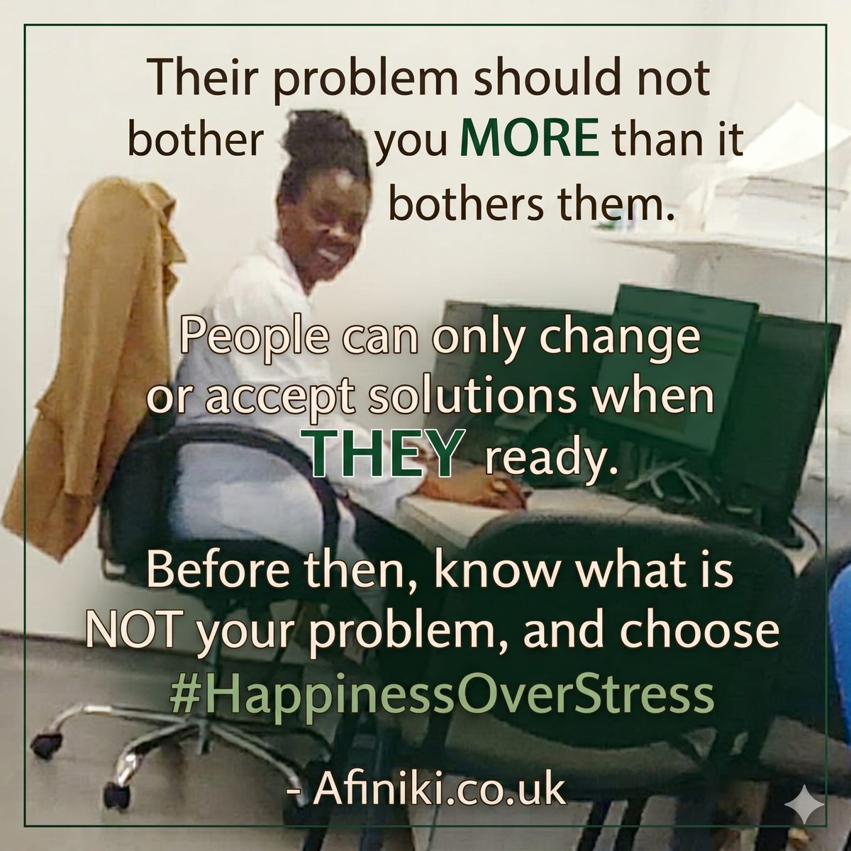 AAkanet's tweet image. I created this digital resource to help people find #motivation for change. Don't wait for life to force you to #change, keep improving yourself and let others live their own lives too. #HappinessOverStress #DrMMW afiniki.co.uk/product-page/a…