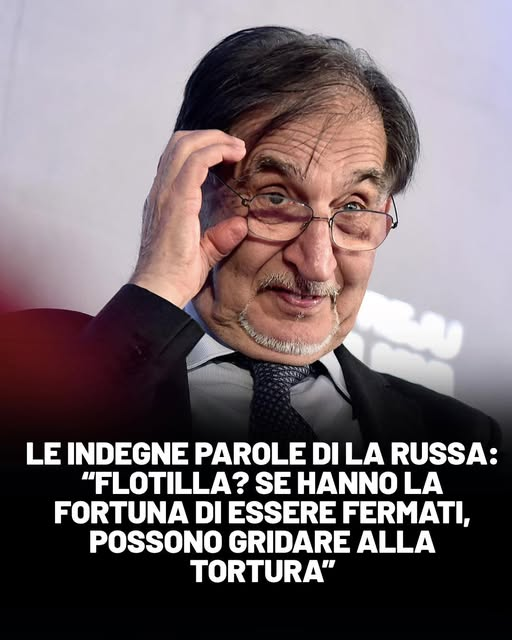 Ogni giorno riescono a farci vergognare di essere italiani! Stavolta è stato #Larussa, Presidente del Senato della Repubblica Italiana, che ripudia la guerra, ad aver pronunciato queste VERGOGNOSE PAROLE! 
 #governodegliorrori DIMETTETEVI TUTTI!