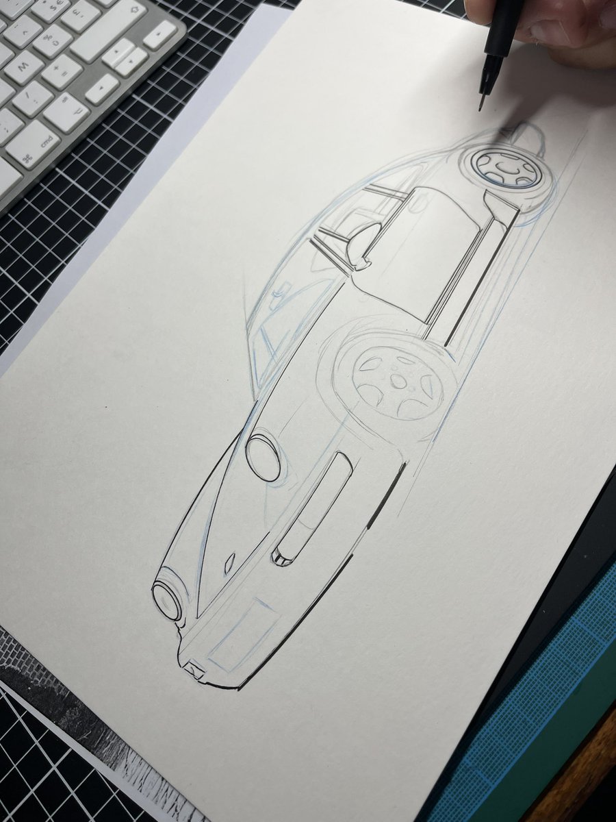 GrgoryR's tweet image. Quelle sera sa couleur ?
GrégoryRonot©️
#dessin #porsche