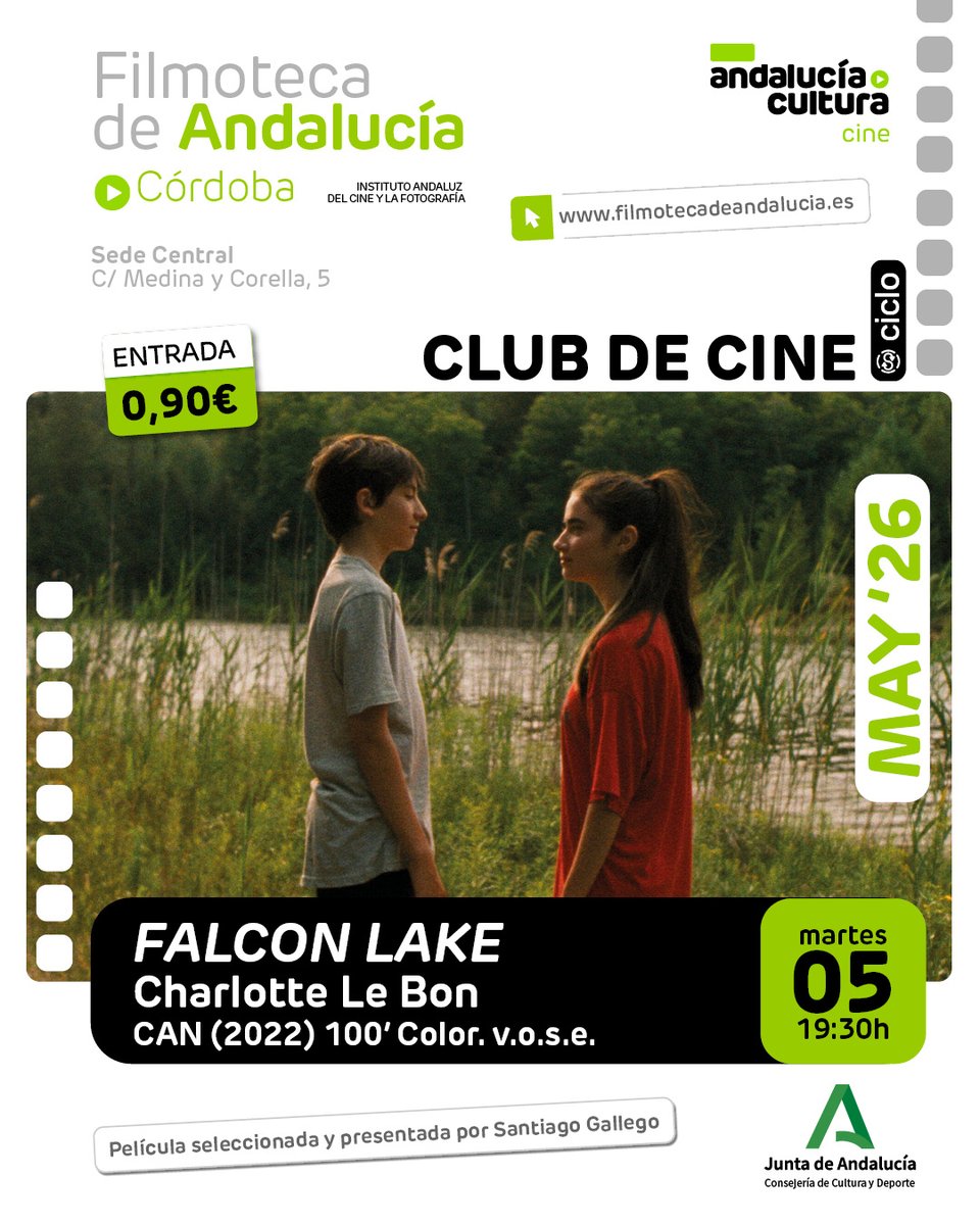 filmoandalucia's tweet image. 'Falcon Lake' es una "coming of age" que se centra en Bastien, un chico de catorce años que se va de veraneo con sus padres a una casa de madera perdida en el bosque. #cordoba 5 de mayo Club de cine a las 19.30 horas
@CulturaCuenta 
@CulturaAND