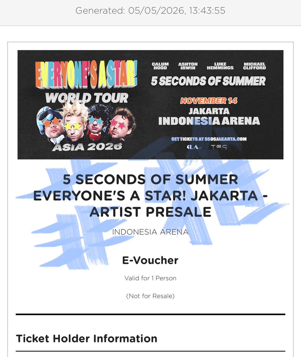 see u 5sos akhirnya berhasil secure ya Allah 😭😭
