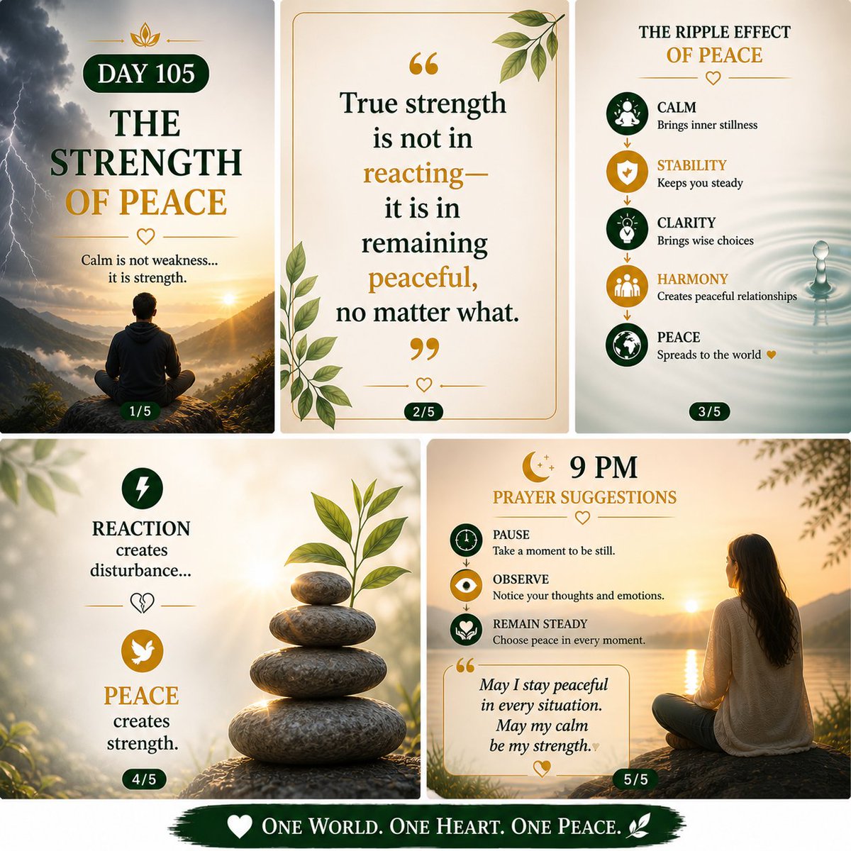 deepa_rangan's tweet image. Day 105
Peace is strength…
not reaction. 🕊
✨ Calm → Clarity → Peace
🕊 9 PM
“May my calm be my strength.”
#Day105 #InnerPeace #Strength #9PMPrayer