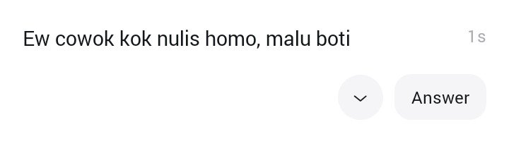 Emang kenapa jir kalo cowo nulis homo, did i hurt your feeling or something 😃?