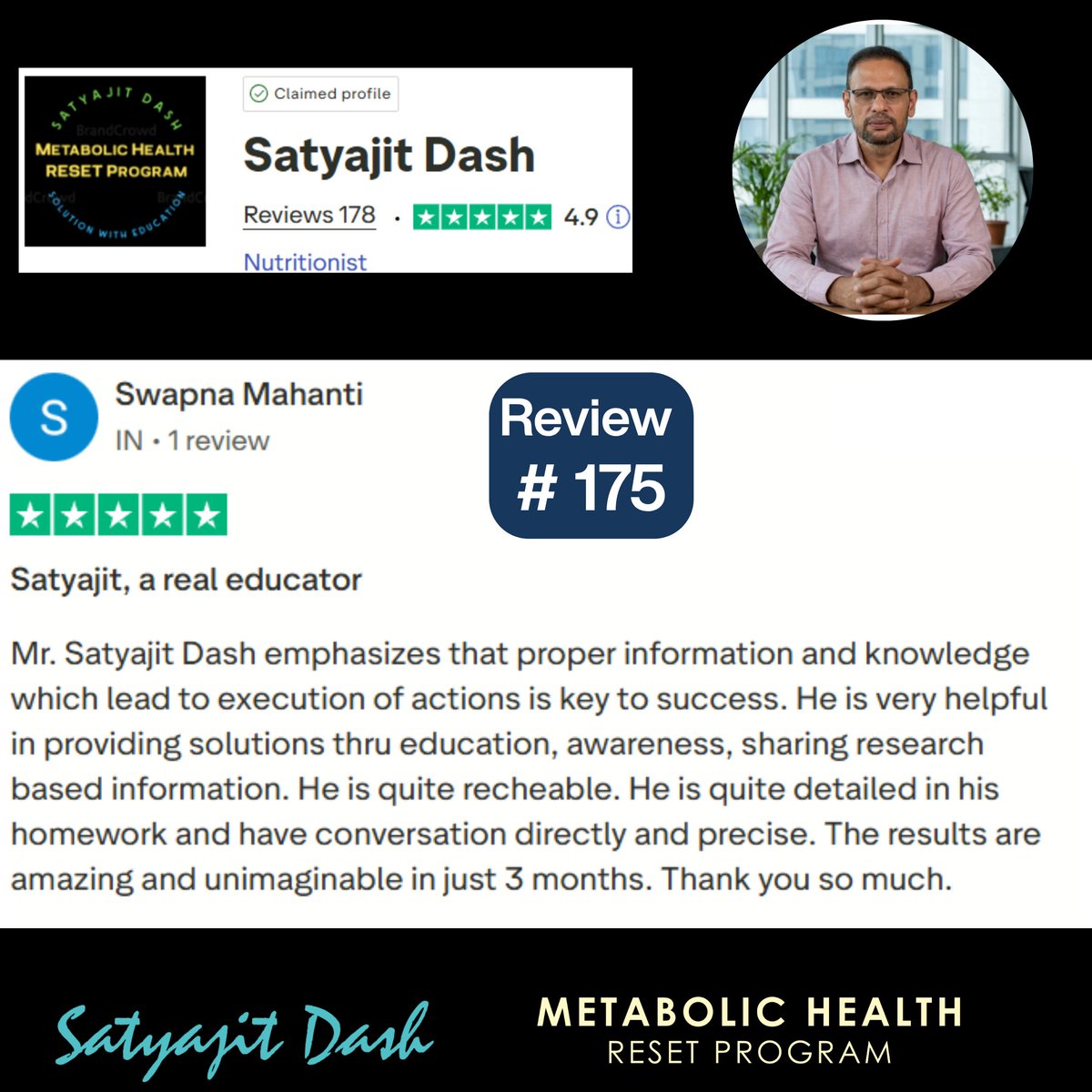 dsatyajit's tweet image. #Trustpilot
#review175
#solutionwitheducation
#Clientfeedback
#Gurgaon

KEY HIGHLIGHT:

✅Real Educator
✅Research-Based Guidance
✅Highly Reachable &amp;amp; Supportive
✅Detailed, Direct &amp;amp; Precise Approach
✅Amazing Results in Just 3 Months