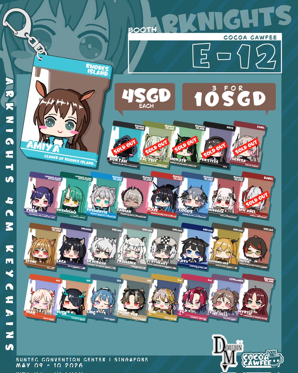 cocoa_cawfee's tweet photo. (1/3)
Heyy Singapore! I will be boothing at Doujima 2026 again ! These are my catalogues ! See yall there!
#doujima2026 #suntec https://t.co/ytFjAfMyo0