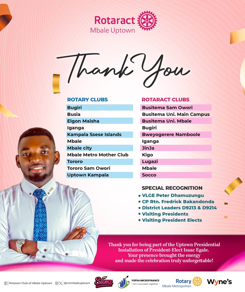 Rotaract - Mbale Uptown, D9213 tweet media