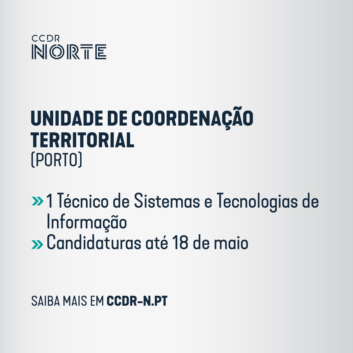 ccdrn's tweet photo. Quer fazer parte da CCDR NORTE?

👇Conheça as mobilidades com candidaturas abertas até 18 de maio de 2026.

🔗Saiba mais: https://t.co/lKFNFASyck https://t.co/Y1OUFZU6Xc