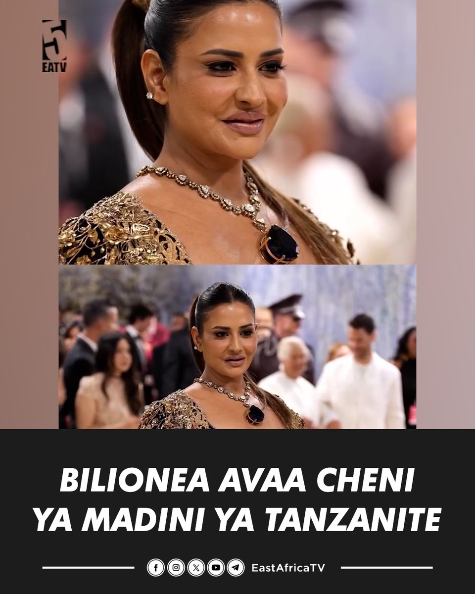 Bilionea wa India Sudha Reddy, ame make headlines kwenye Met Gala 2026, baada ya kutoka na mavazi yake na cheni yenye madini ya Tanzanite yanayopatikana Merelani Arusha, Tanzania.

Unaambiwa cheni hiyo ya Tanzanite na vitu ambavyo amevaa kwenye maonyesho hayo ya Met Gala