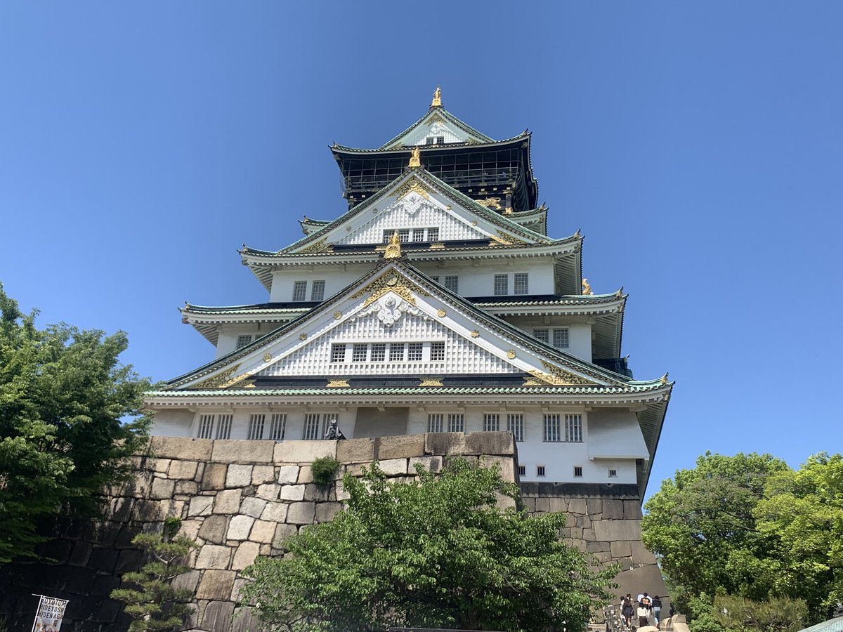 大阪城行きました(過去形)