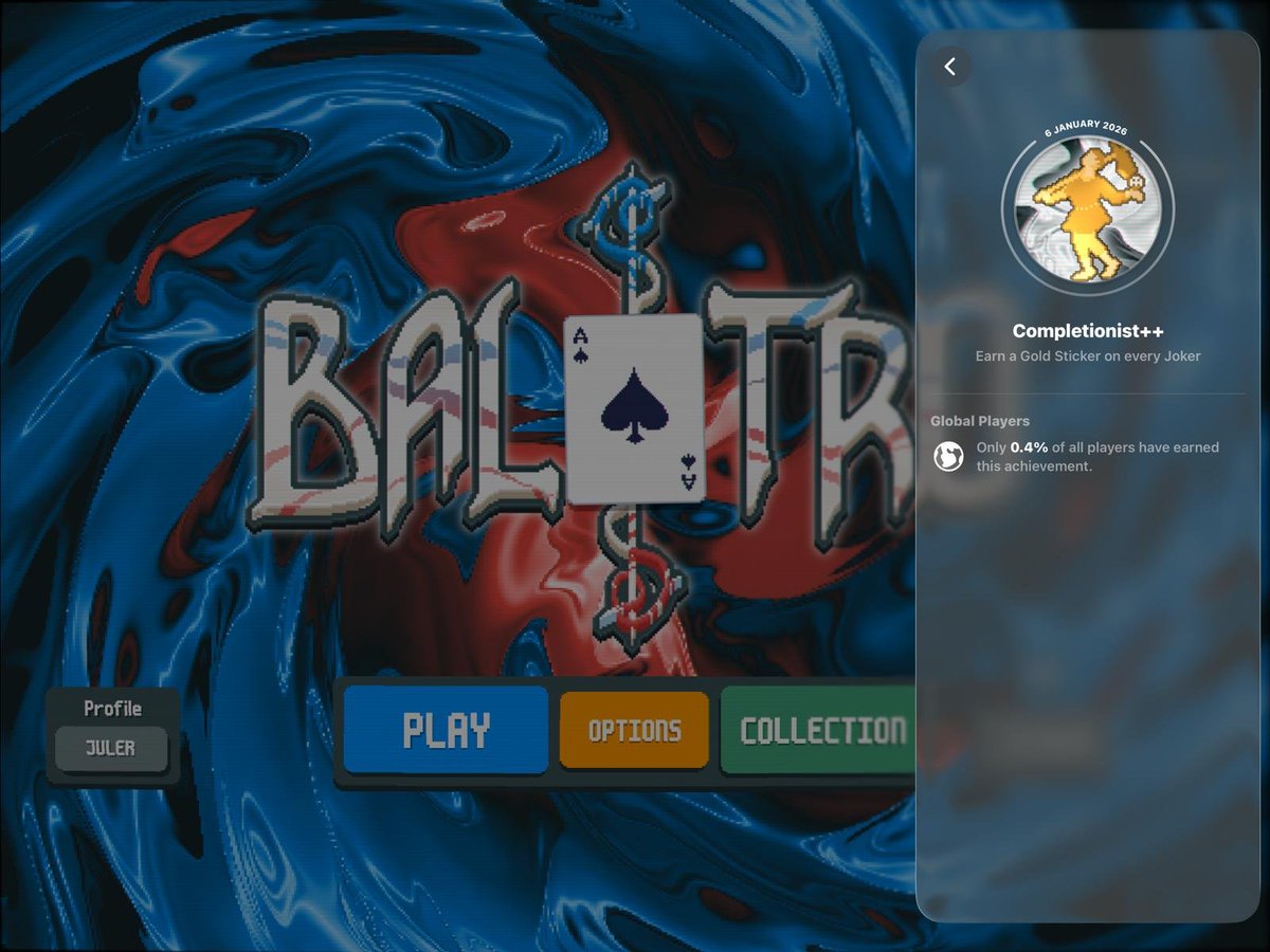 julerr's tweet photo. oh boy! One of my favorite genres right now. Getting Completinist + in @BalatroGame was one of the best and worst experiences of my life (damn you, Trutle Bean card!).

So check the Steam Deckbuilders Fest before... April 11th??? 😅 https://t.co/htzHRj9kRs