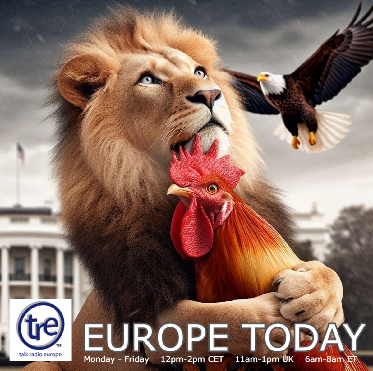 TRETalkRadio's tweet image. Join @radioritson for Europe Today from 12PM CET News that matters from Europe and the world beyond. #Tunein at tre.radio and WhatsApp Stephen on +34 603 32 91 20 #tretoday #Europe #News #WorldNews