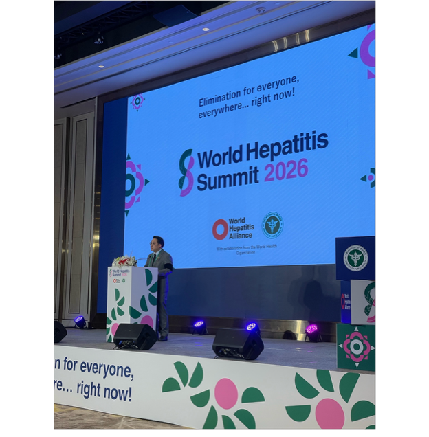 HKU_FMPC's tweet photo. Prof. @JdongZhou joined with global leaders, policymakers, and advocates at the World Hepatitis Summit 2026 (28–30 April, Bangkok), co-hosted by the Ministry of Public Health of Thailand. 

 https://t.co/XNfFa3LkX3

Under the powerful theme – “Elimination for Everyone, Everywhere, Right Now!” – this summit is a critical moment to accelerate action, build partnerships, and champion equitable strategies toward hepatitis elimination by 2030.

Prof. Jiandong Zhou presented a poster for the ongoing latest research:

📌 “Cost-effectiveness analysis of hepatitis B virus infection treatment eligibility guidelines in top nine countries with two-thirds of global disease burden.”
Looking forward to engaging discussions on how evidence-based policy can drive real-world impact in high-burden regions.

#HKUFMPC #FamilyMedicine #HKUMed #HKUFamilyMedicineAndPrimaryCare #FamilyMedicineHKU #WorldHepatitisSummit2026 #HepatitisElimination #HBV #CostEffectivenessResearch #GlobalHealth #Bangkok #EliminationForEveryone #HBV #HKUMedSchool