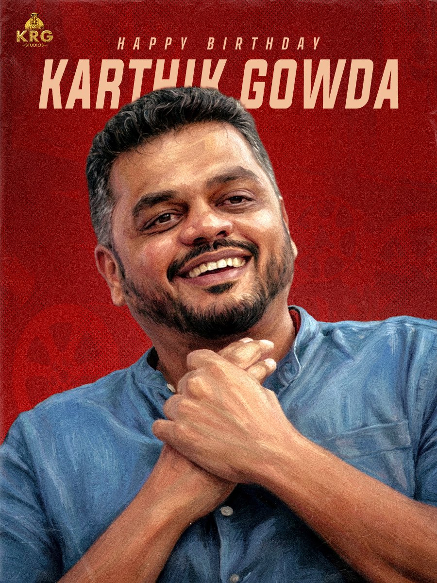 KRG_Studios's tweet image. A Passionate Producer. A Visionary Leader. A Constant Inspiration.

Wishing our Enthusiastic Producer, Versatile Leader, and the Captain of KRG, @Karthik1423 a very Happy Birthday ❤️🫶🏻

Here’s to another incredible year of success, happiness!! 

#HappyBirthday #KarthikGowda