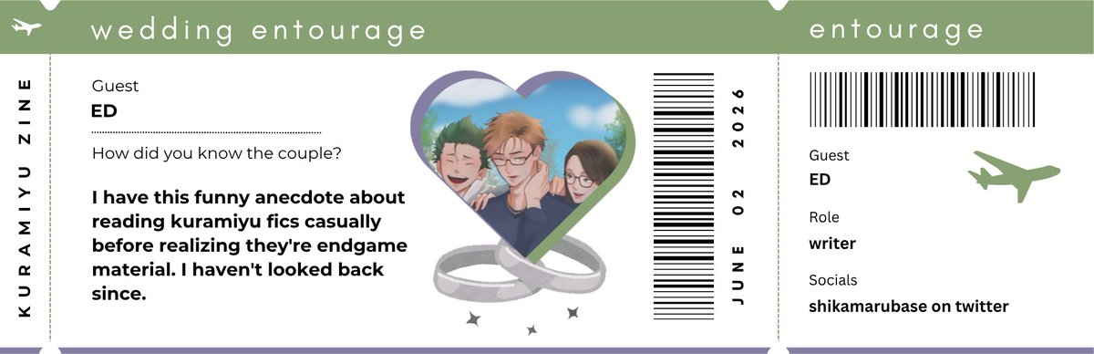 kuramiyuzine's tweet photo. 💐 wedding entourage 💐

No matter how much they deny, but it has never been casual with kuramiyu. Let's hear from @shikamarubase about all of the ways our two lovebirds are undeniably endgame! 🥂

#krmyzine #takeoffwithkrmy https://t.co/hX4UCj3uaW