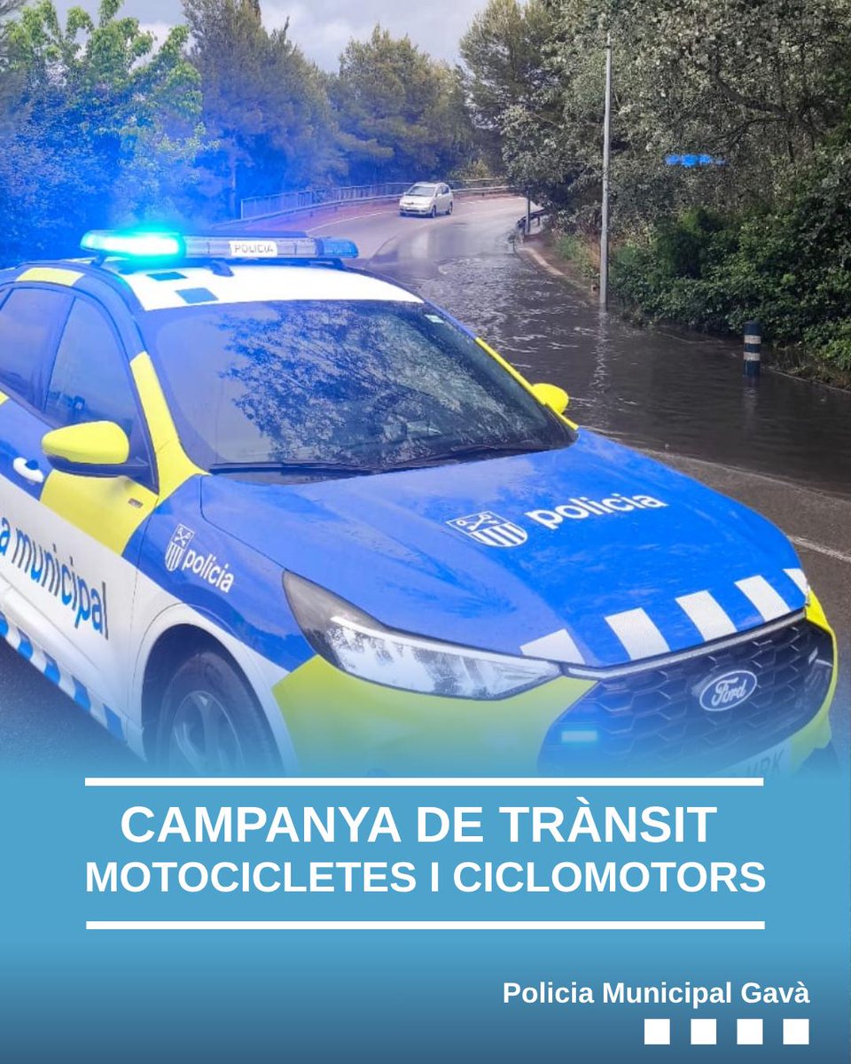 pmgava's tweet photo. 🛵 Del 4 al 10 de maig participem en una campanya coordinada amb el Servei Català de Trànsit per reforçar la seguretat de motocicletes i ciclomotors.

El casc no és un complement: és protecció. Utilitza’l sempre, ben cordat i homologat. https://t.co/X5qFjLJVAM