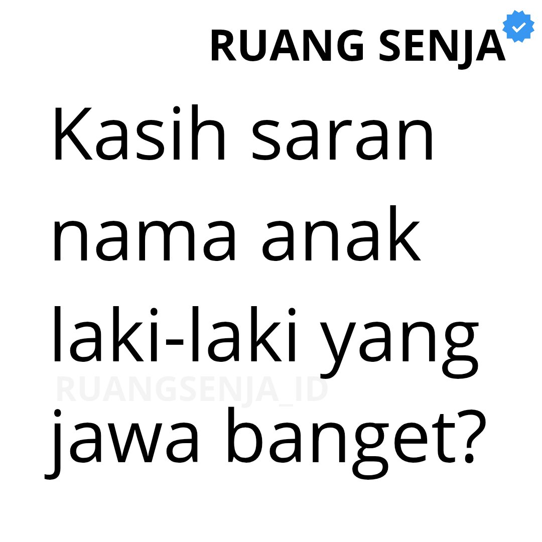 ʀᴜᴀɴɢ ꜱᴇɴᴊᴀ tweet media