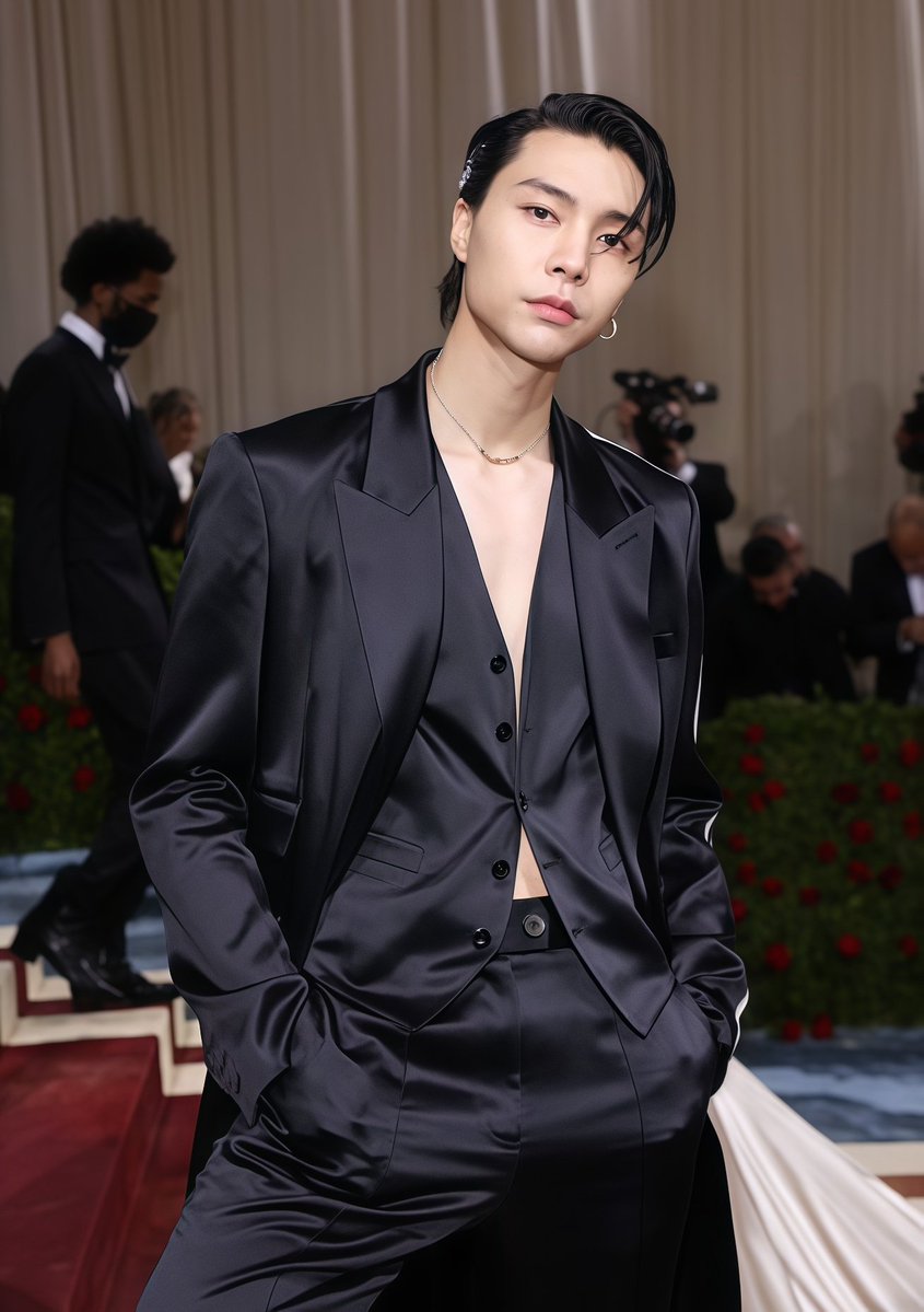 GORGEOUS JOHNNY SUH AT MET GALA