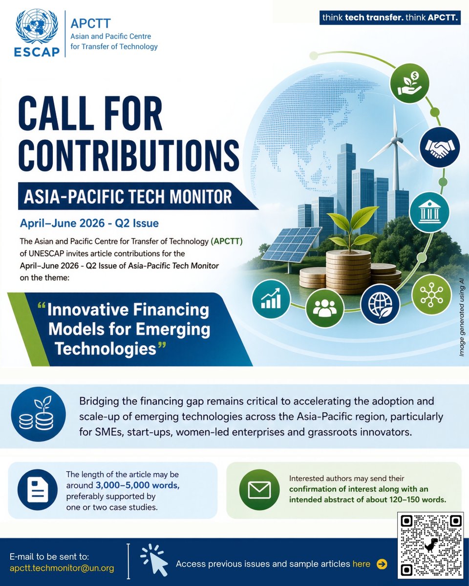 United Nations ESCAP - APCTT tweet media