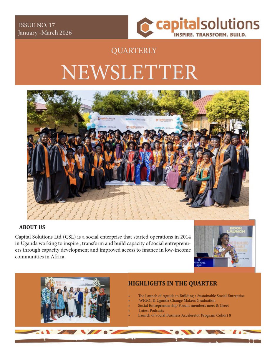 Capitalsolns's tweet photo. 🌟 Check Out Our Latest Quarterly #Newsletter! 🌟

We’re thrilled to share the latest edition of our #quarterlynewsletter highlighting the incredible work and  initiatives at Capital Solutions!

Read here;https://t.co/Dc4a0RcqDi https://t.co/V6EkRZOxSZ