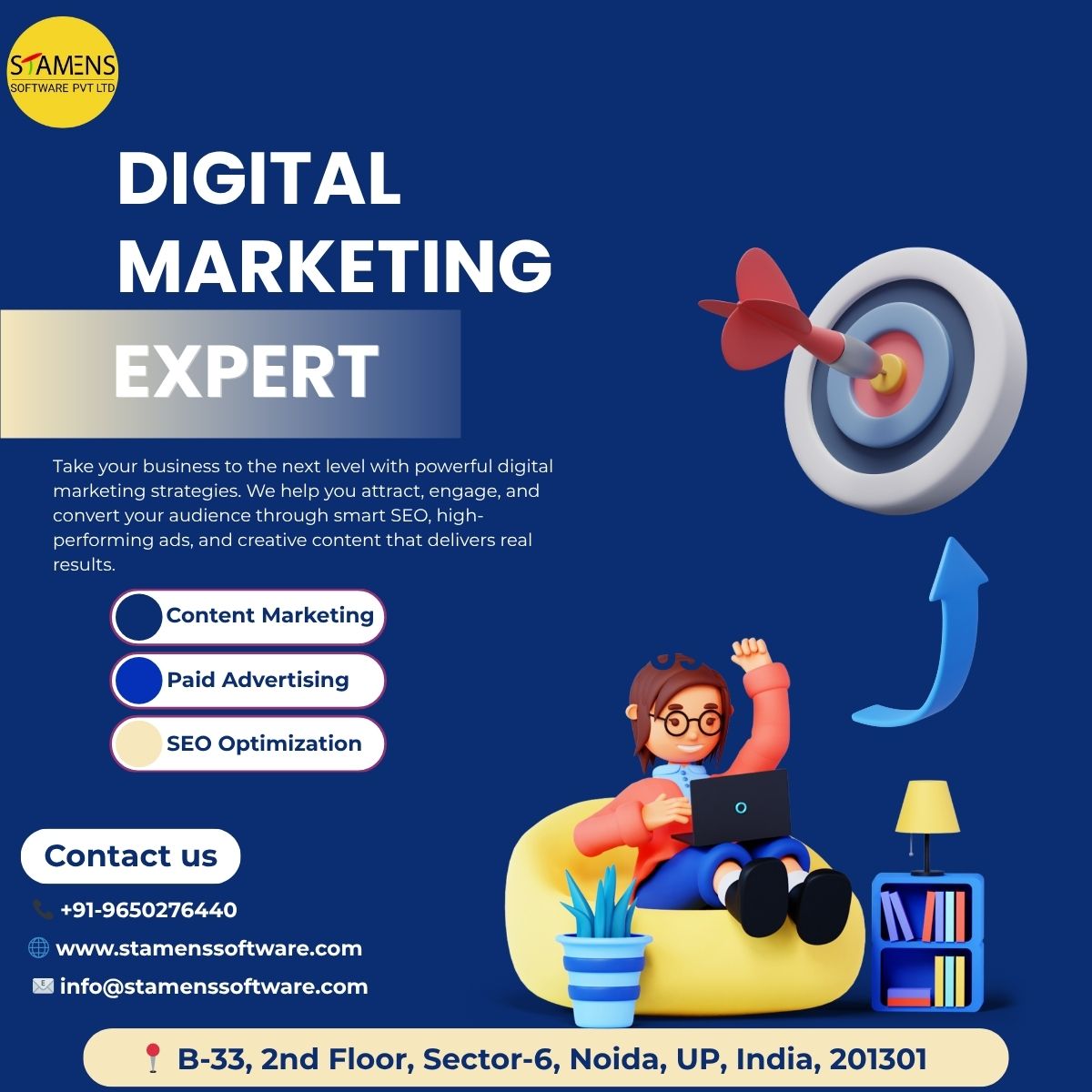 StamensSoftware's tweet photo. Grow your business with smart digital marketing!

SEO | Paid Ads | Content Marketing
📈 Real strategies. Real results.
📩 DM now
🌐 https://t.co/CY0FXurtmK
#DigitalMarketing #SEO #Marketing #BusinessGrowth https://t.co/lrHaEuhav6