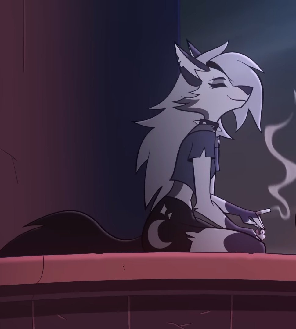Helluva_Loona21's tweet photo. (Starter RP) [#OpenRP] #HBRP #HHRP #HellaverseRP #MVRP #RP

Loona was sitting on the balcony holding the cigarette and humming, enjoying a nice time alone in the I.M.P building. https://t.co/WwgZ0I5GjB