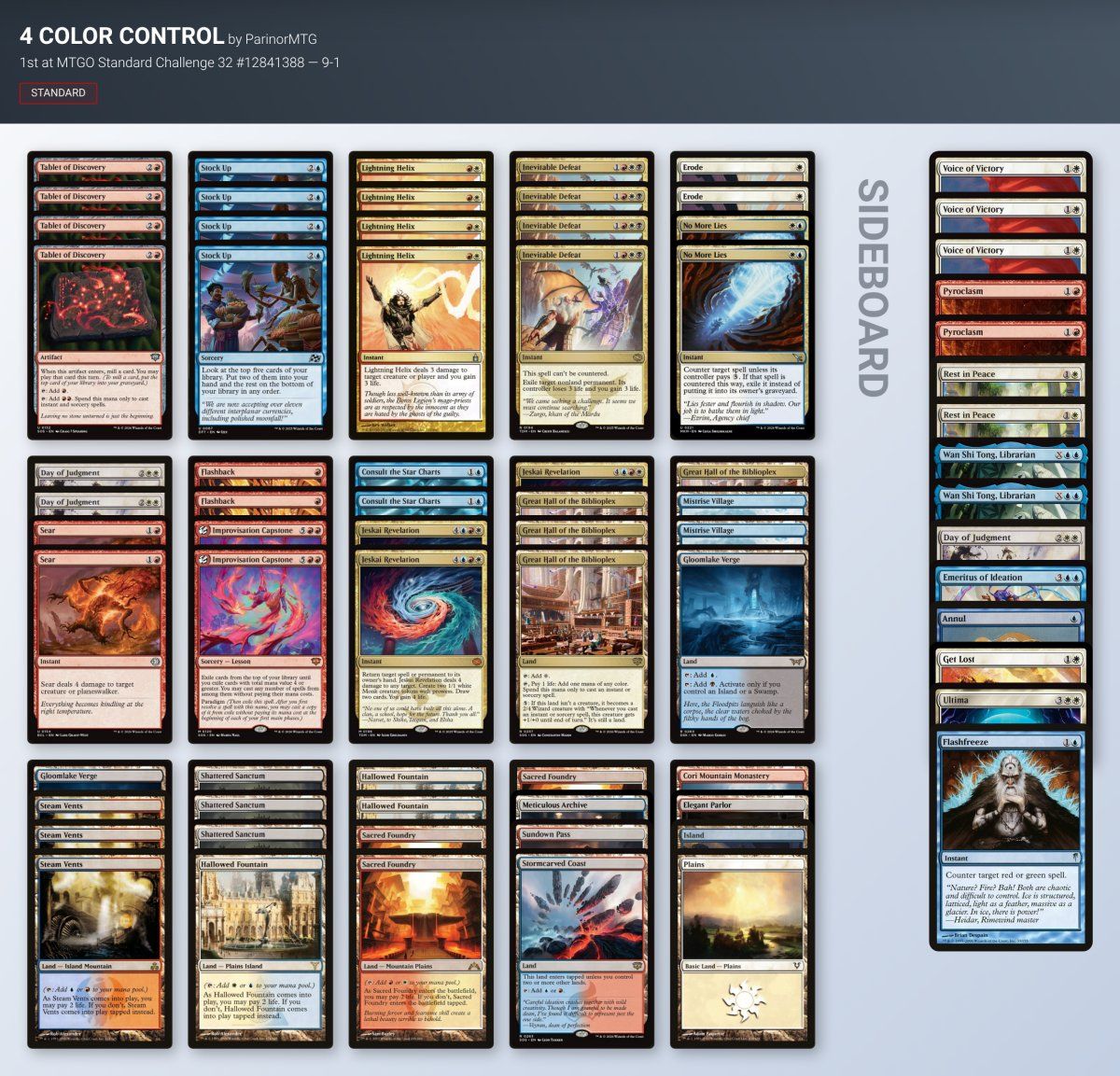 ️ MTGO Standard Challenge 32 #12841388 decklists | May 04 69 players # ...