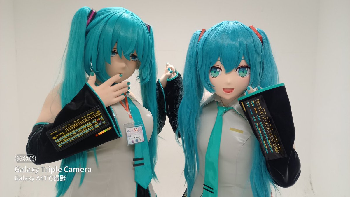 きーちゃん Wミクさん～💚🎤 @S20A1R11A @fuee_n #kig_DollS4
