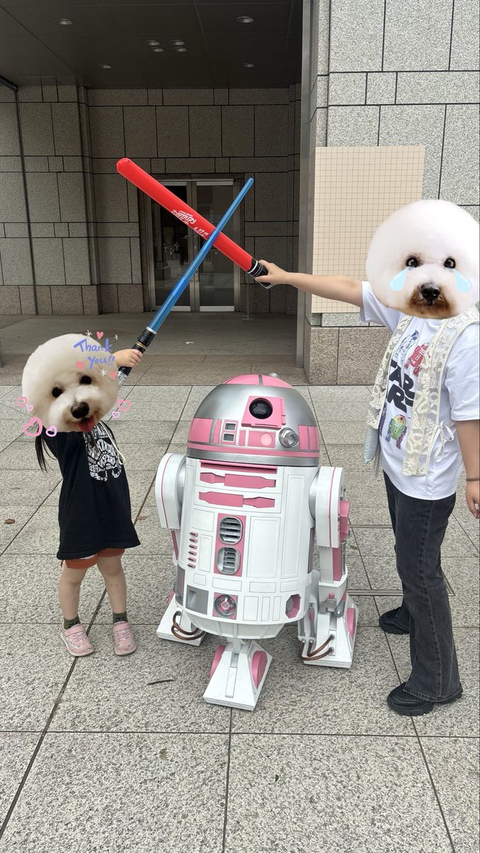 heri01060308's tweet photo. グローグーLOVOTのらってちゃん💚
R2とKT💙🩷
ドロイドってなんでこんなに可愛いんだろ😍
#みなとみらいウォーズ
#スターウォーズの日
#LOVOT https://t.co/4JC0PQ4v4A