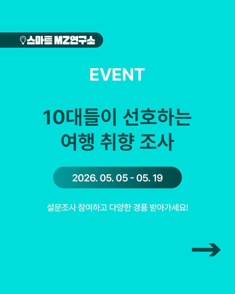 smart_zzang's tweet photo. [#스마트 5월 #설문조사]

여행은 누구와, 어디로, 어떻게 가느냐에 따라
완전히 다른 경험이 되죠! 😊

여러분의 여행 스타일과 취향을 스마트와 함께 나눠 주세요!

★참여 https://t.co/2pmlW5FYI3
★기간 5.05(화)~5.19(화)
★발표 5.25(월)  

#스마트학생복 #경품 #이벤트 #여행 #액티비티 #관광 https://t.co/AJHmrAb0ay