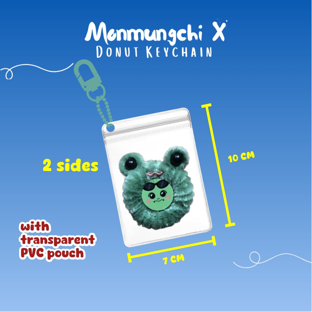 prismart_id's tweet photo. for my fellow monbebe🫶🏻
monmungchi donut keychain🍩 

dari pipe cleaner (kawat bulu) dengan 2 sides design + pvc pouch biar tetap aman dan bersih✨

order here ↓
https://t.co/ALRhNFWucu https://t.co/SFRHQByz1d