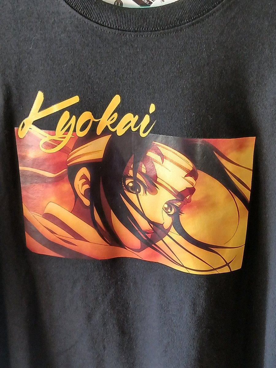 KINGDOM キングダム 楊端和 イラスト Tシャツ 黒 キングダム』のプリント半袖Tシャツ、ようやくファッション市場サンキ