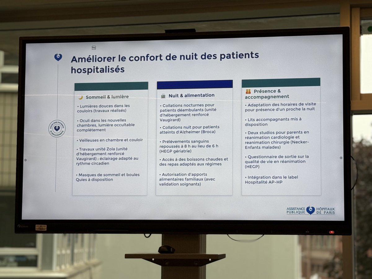 DussolAlexis's tweet image. Améliorer le confort de nuit des patients hospitalisés : un des axes d’amélioration de l’AP-HP #patients #malades