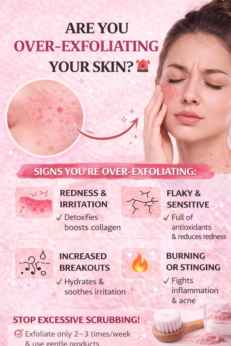 Her_Pink_World's tweet image. Are you a "skincare maximalist"? 🙋‍♀️ It’s easy to get carried away with new products, but your skin might be screaming for help. If you’re seeing these signs, drop a 🆘 in the comments! Let’s talk about how to heal a damaged skin barrier. 👇
​
#SkincareTips #SkinBarrier #Skincare