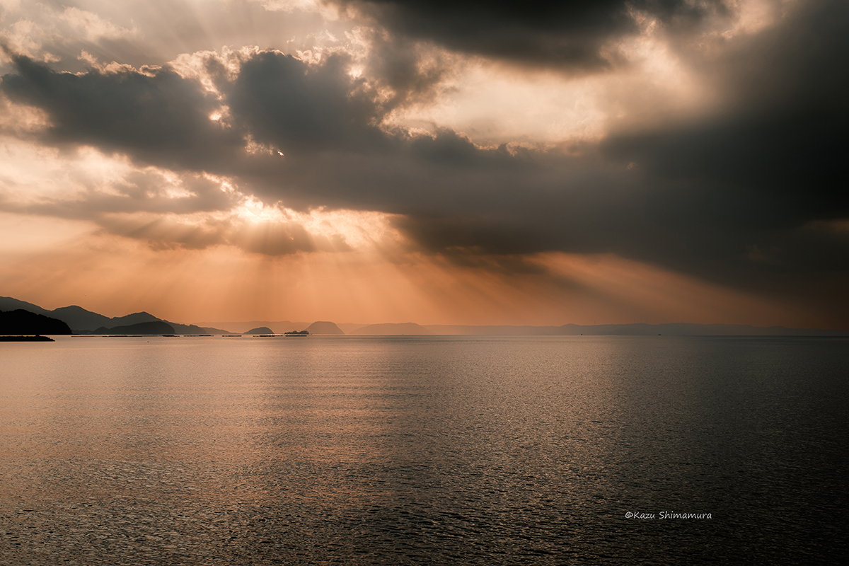 shitimi4's tweet photo. 雲が多くて油断してたら  

突然この景色！ https://t.co/Ruai31U1Su