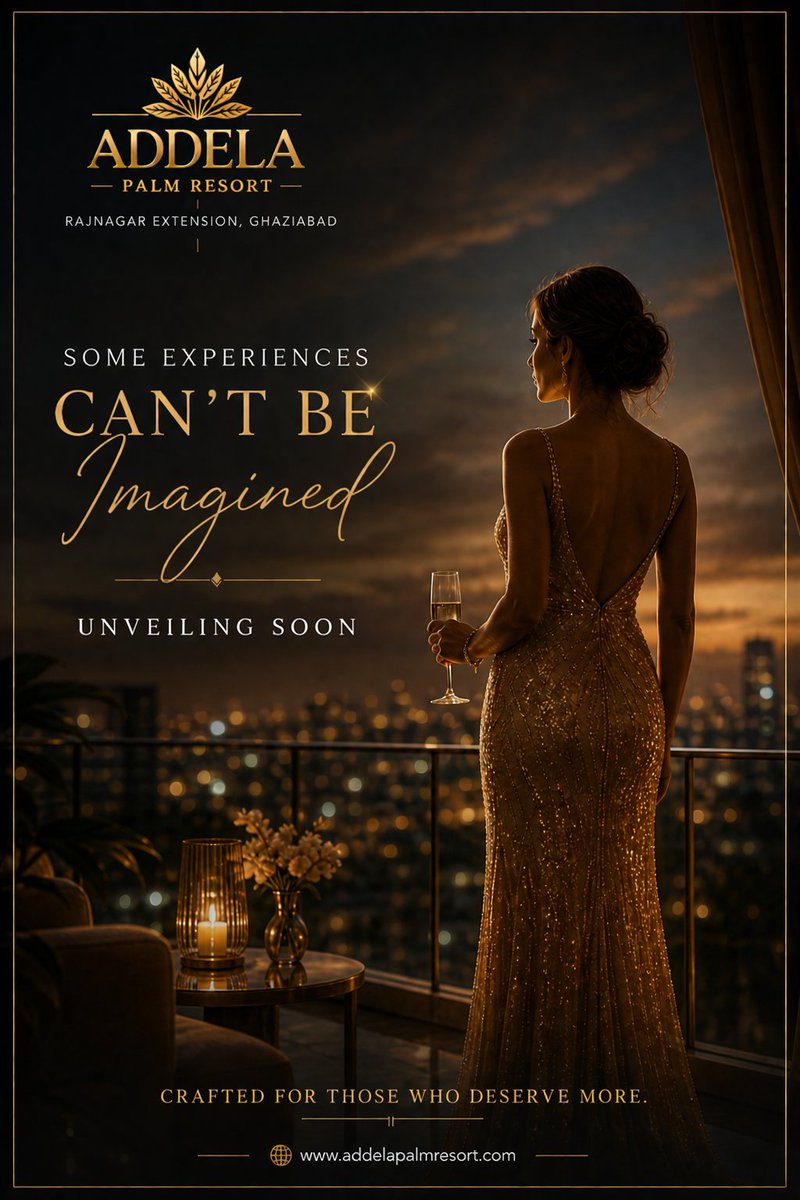 AddelaPalm's tweet image. Some experiences can’t be imagined…

Unveiling Soon.

📍 Raj Nagar Extension, Ghaziabad
📞 +91 9871670760
🌐 addelapalmresort.com

#AddelaPalmResort #ComingSoon #LuxuryLiving