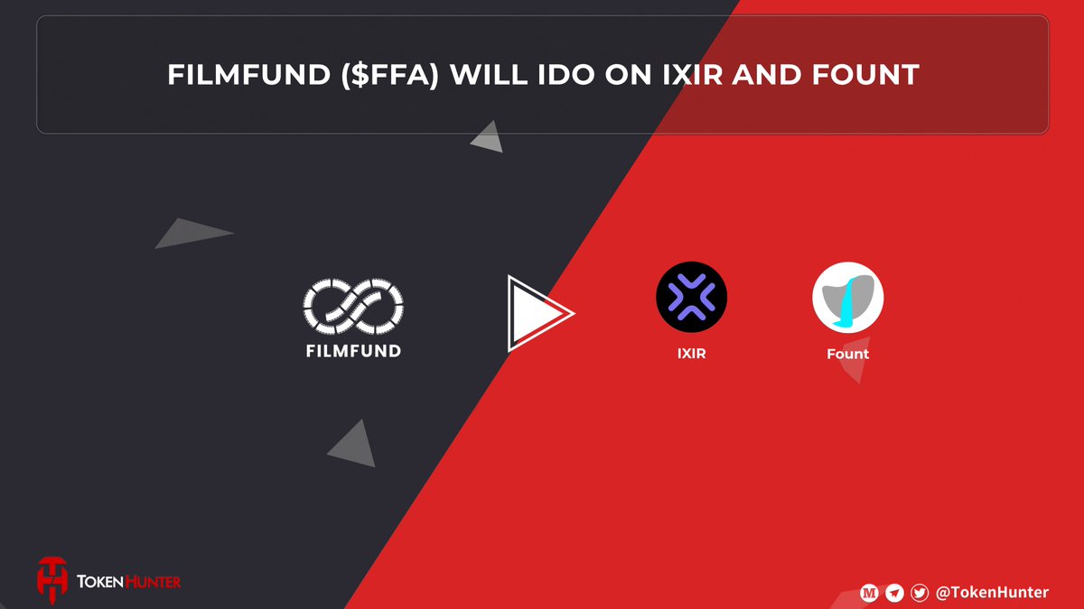 _TokenHunter's tweet image. 🎬 FILMFUND ($FFA) WILL IDO ON IXIR AND FOUNT

Big moves in Web3 entertainment 🚀

🎥 @FilmFund_DM — IDO Incoming
⚡ @ixirpad  — Launchpad
💧 @FountNetwork  — Launchpad

#IDO #CryptoInvesting #Web3 #Blockchain #Altcoins #DeFi

Early-stage opportunities are heating up 🔥
Are you