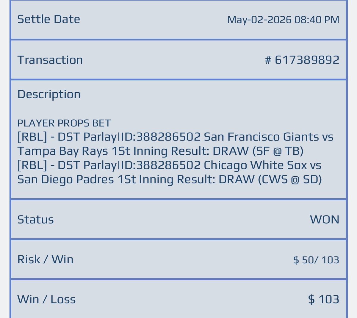 GoldStTails's tweet photo. If your wondering why my plays are across multiple betting platforms it’s because I where I Live. #Gambling𝕏 #NotACapper https://t.co/6ThCQ55wTU