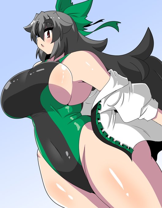 GWなので競泳水着お空ちゃん描きますん! 