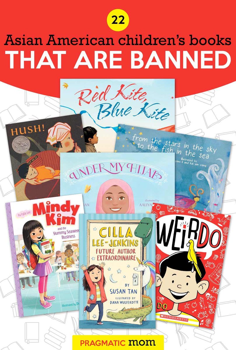 pragmaticmom's tweet photo. 22 Banned Asian American Children's Books #fREADomToRead https://t.co/tkEQsog0ox via @pragmaticmom #ReadYourWorld #AAPI #AsianPacificAmericanHistoryMonth #KidLit https://t.co/QbZ2hLZmp8
