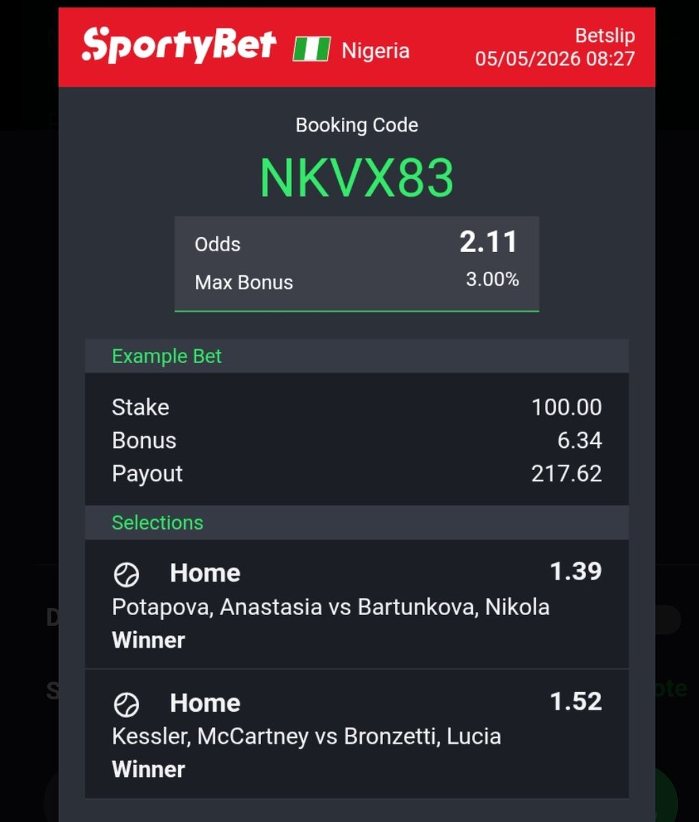 Odds_don's tweet photo. Breakfast odds

NKVX83

Make this ticket deliver 🙏💰 https://t.co/t2PsdXx29N
