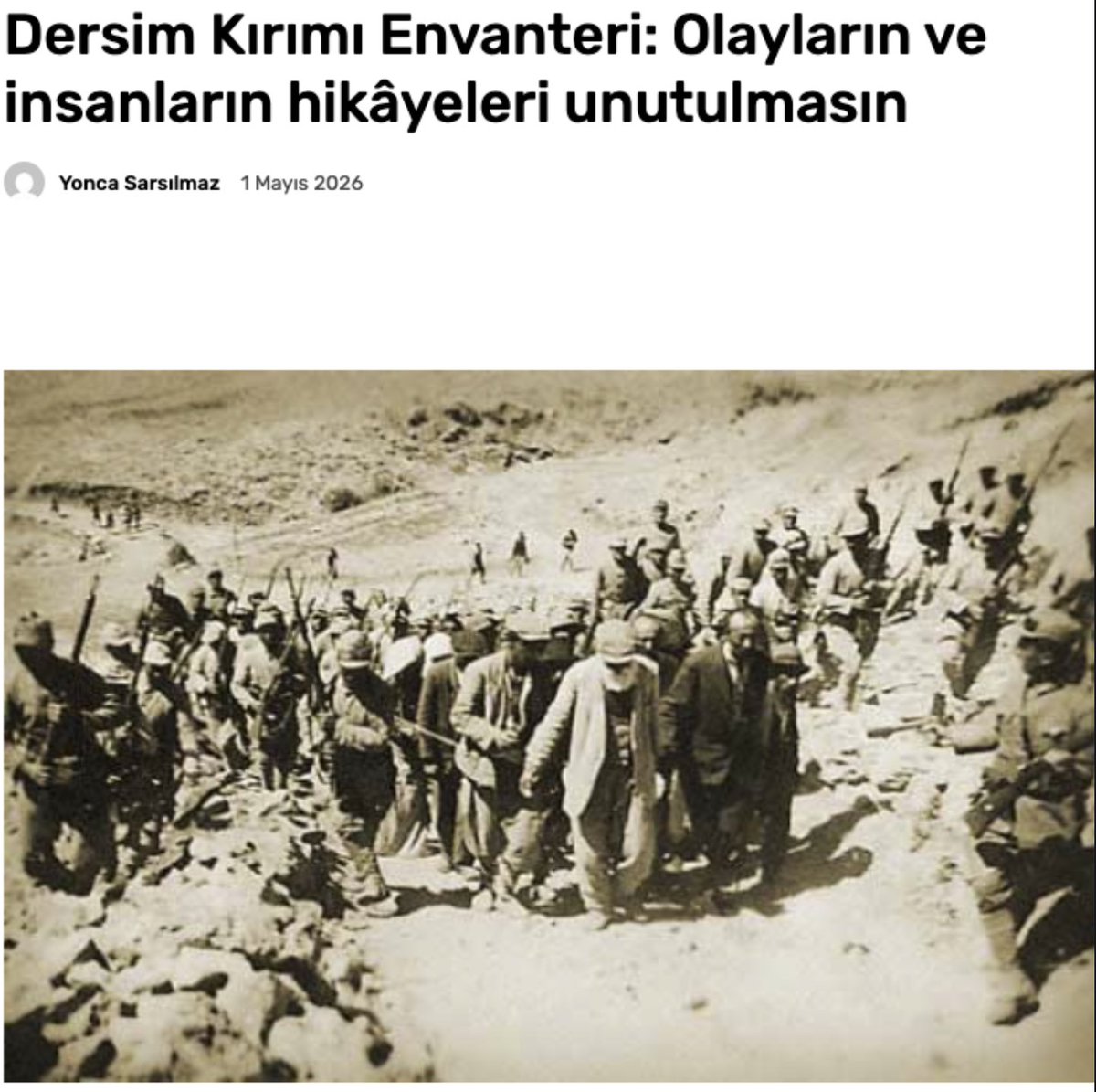 bulentbilmez's tweet photo. Jineps Gazetesi için Yonca Sarsılmaz’ın "Dersim Kırımı Envanteri: Dokuz Örnek Vaka ve Mekân" kitabına dair sorularını yanıtladık.

Röportajın tamamını linkten okuyabilirsiniz.
https://t.co/WFQzn3Qxn2 https://t.co/0LfN9T2mcB